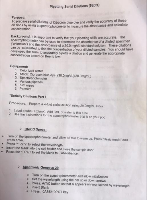 solved-pipetting-serial-dilutions-58pts-purpose-to-chegg