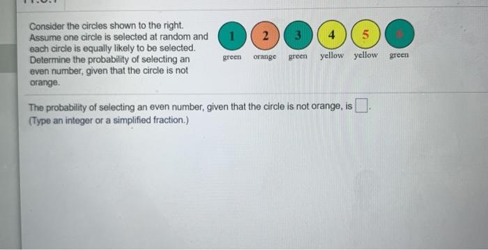 Solved 2 3 4 5 Consider the circles shown to the right. | Chegg.com