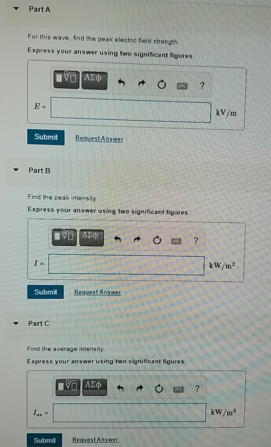 Solved The magnetic field in an electromagnetic wave has a | Chegg.com