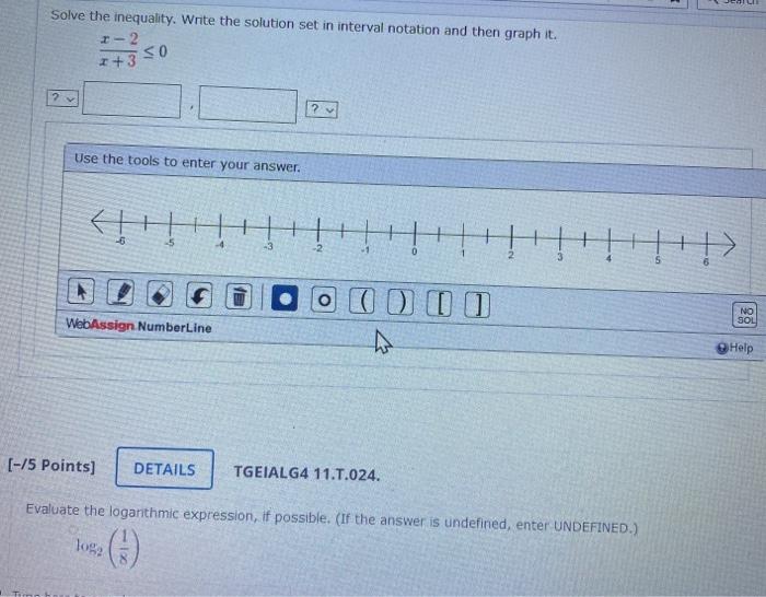 Solved Solve the inequality. Write the solution set in | Chegg.com