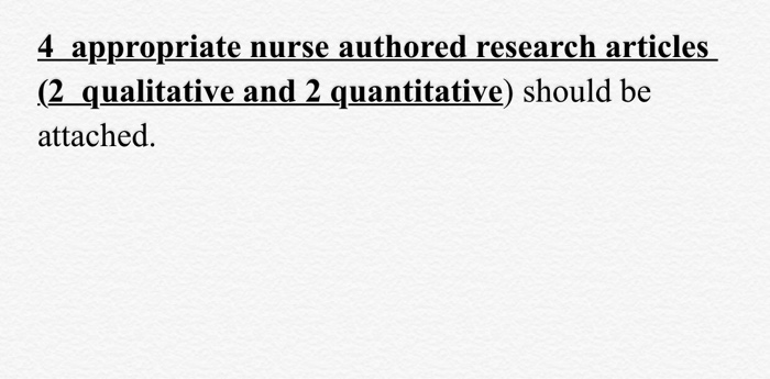 qualitative nursing research articles