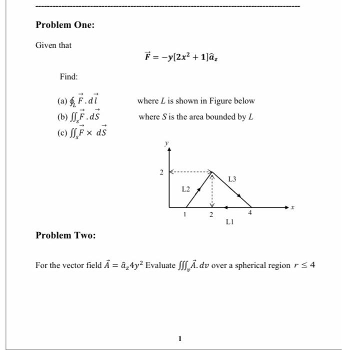 Solved Problem One Given That F Y 2x2 1 A Find A Chegg Com