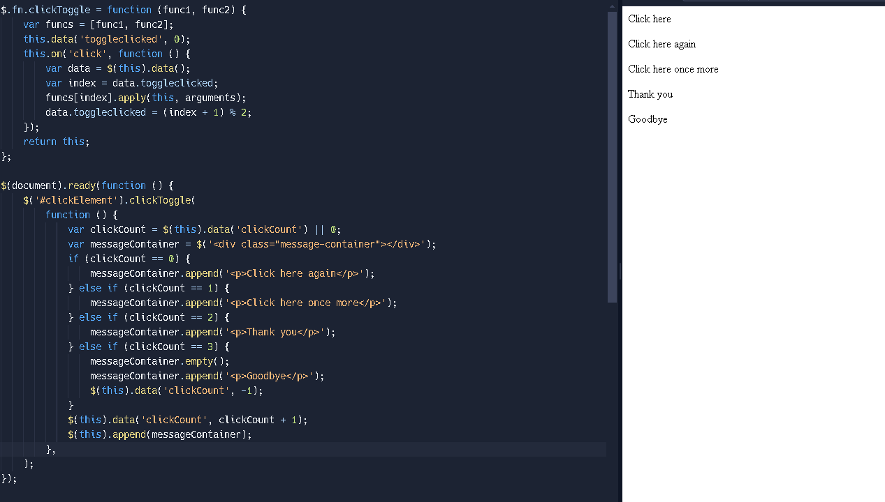Having issues with my code in js. ﻿i want an initial | Chegg.com