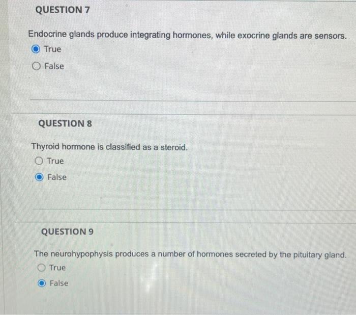 Solved A hormone carries out a single specific function. | Chegg.com