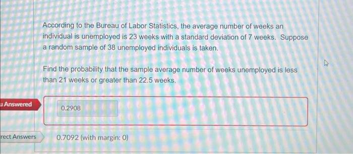 Solved According To The Bureau Of Labor Statistics, The | Chegg.com