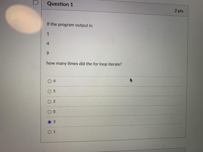 Solved Problem 1 Loops. Read the following code carefully. | Chegg.com