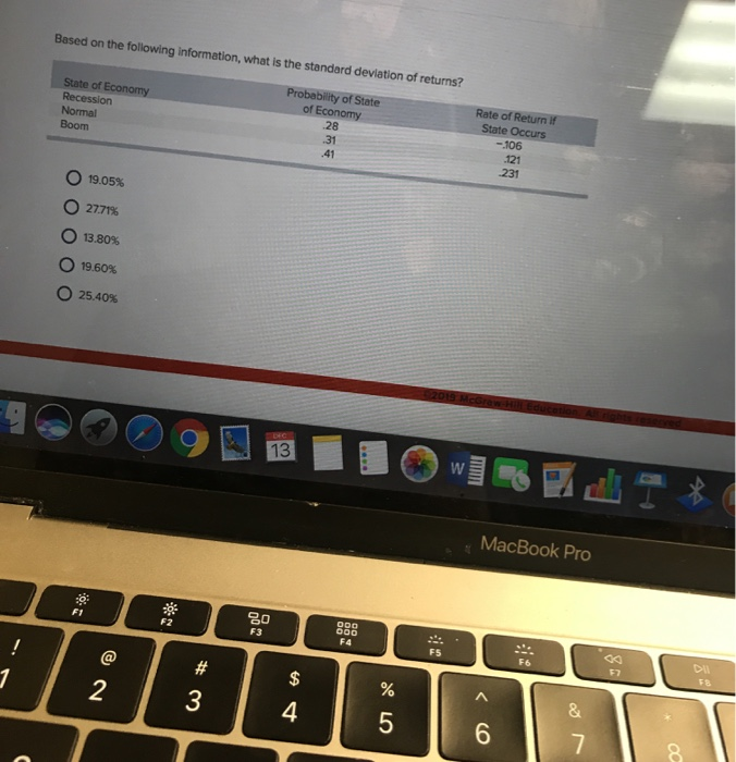 Solved Based on the following information, what is the | Chegg.com