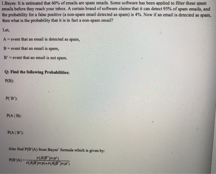 Solved 1 Bayes It Is Estimated That 60 Of Emails Are Spam Chegg your-account-is-set-to-close-email-scam-removal-and-recovery-steps