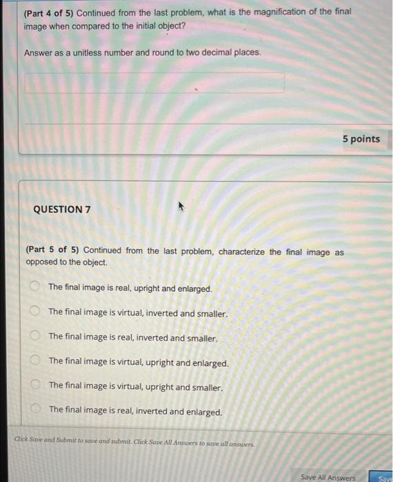 Solved (Part 4 of 5) Continued from the last problem, what | Chegg.com