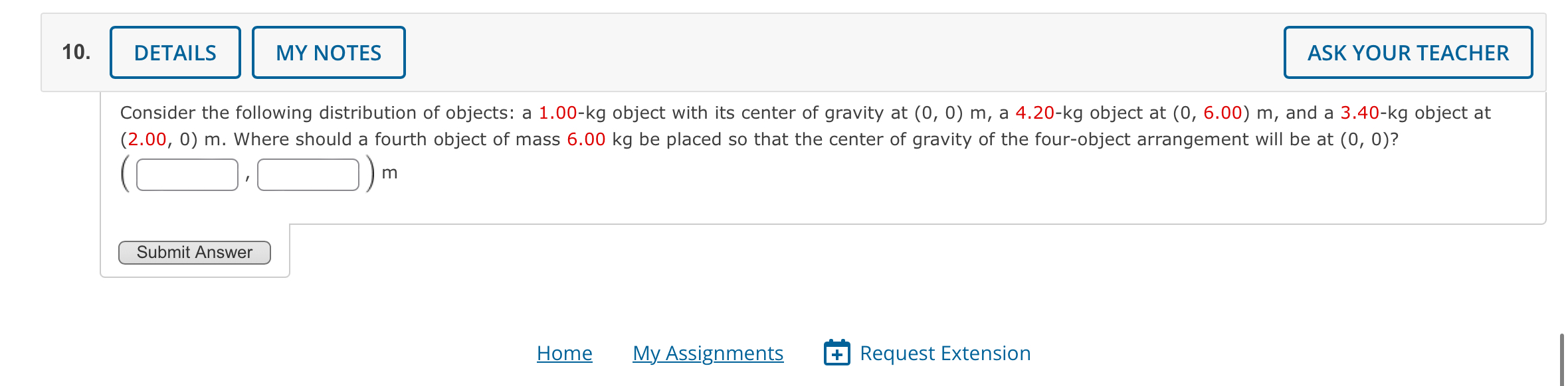 Solved Consider the following distribution of objects: a | Chegg.com