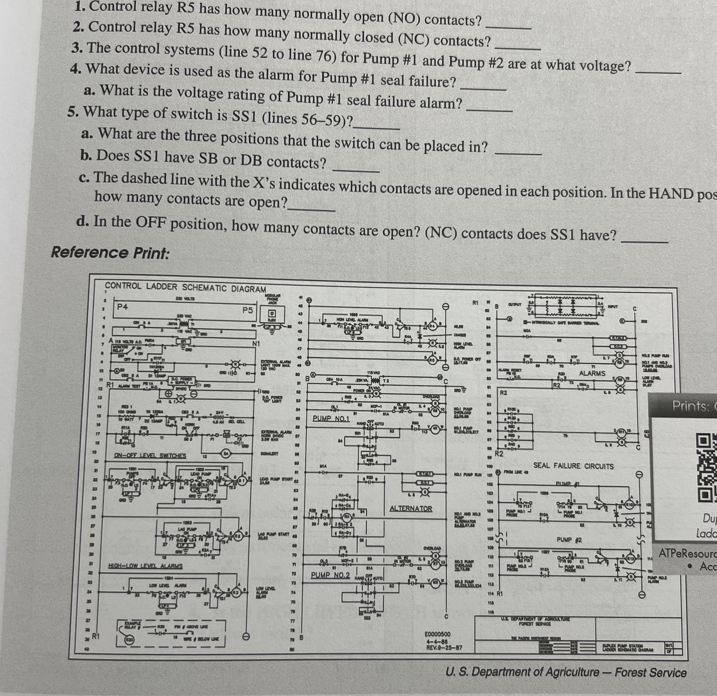 Solved Control relay R5 ﻿has how many normally open (NO) | Chegg.com