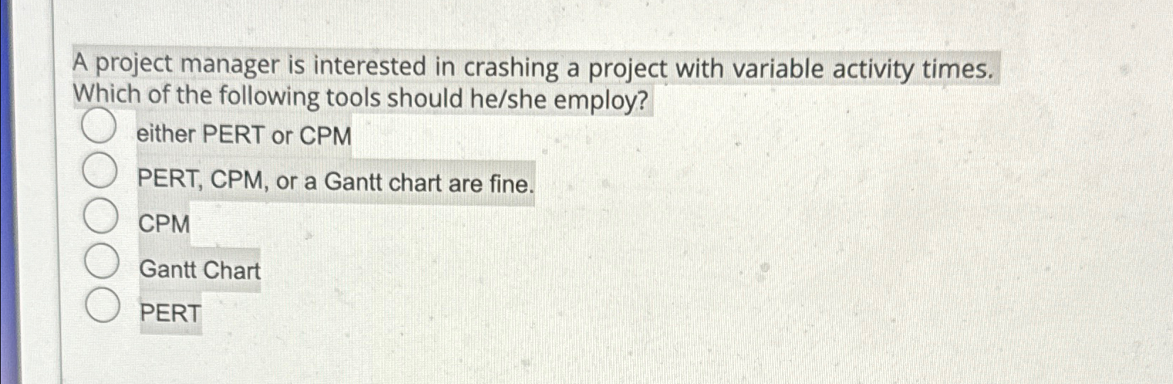 Solved A project manager is interested in crashing a project | Chegg.com