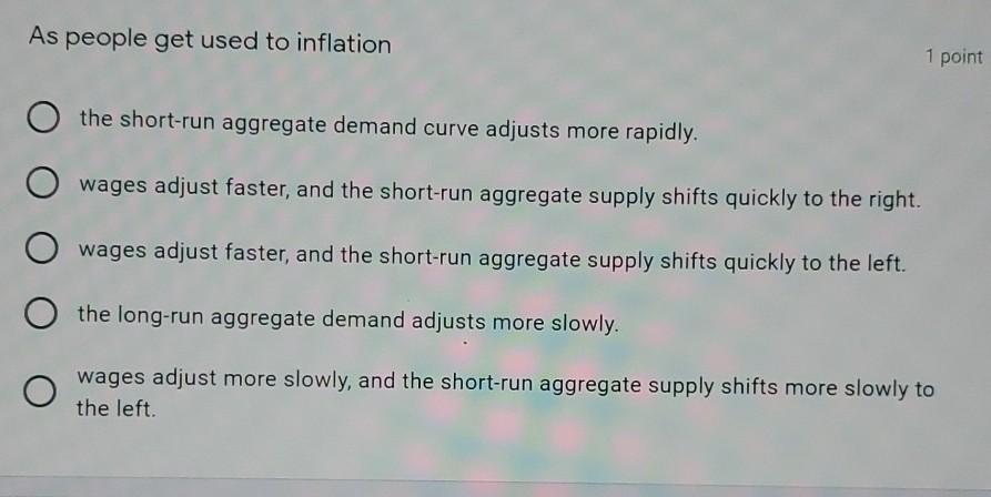 Solved According to the quantity theory of money, what | Chegg.com