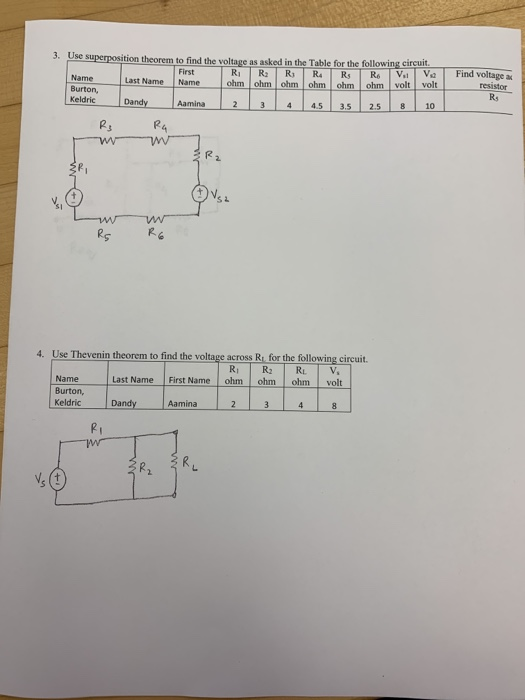 Solved Use voltage division rule to find the voltage as | Chegg.com