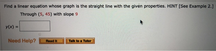 solved-find-a-linear-equation-whose-graph-is-the-straight-chegg