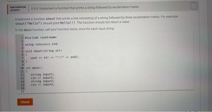 Rearrange the following lines of code to produce | Chegg.com