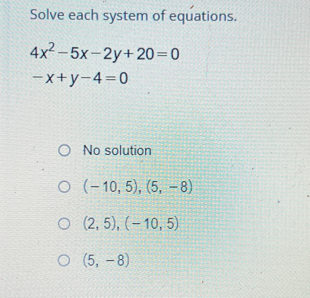 Solved Solve each system of | Chegg.com