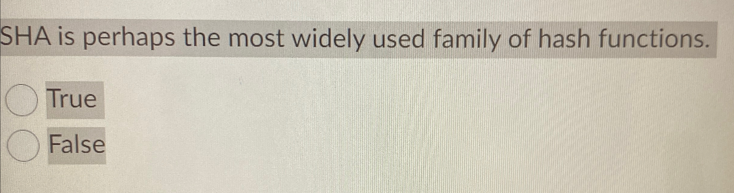Solved SHA is perhaps the most widely used family of hash | Chegg.com
