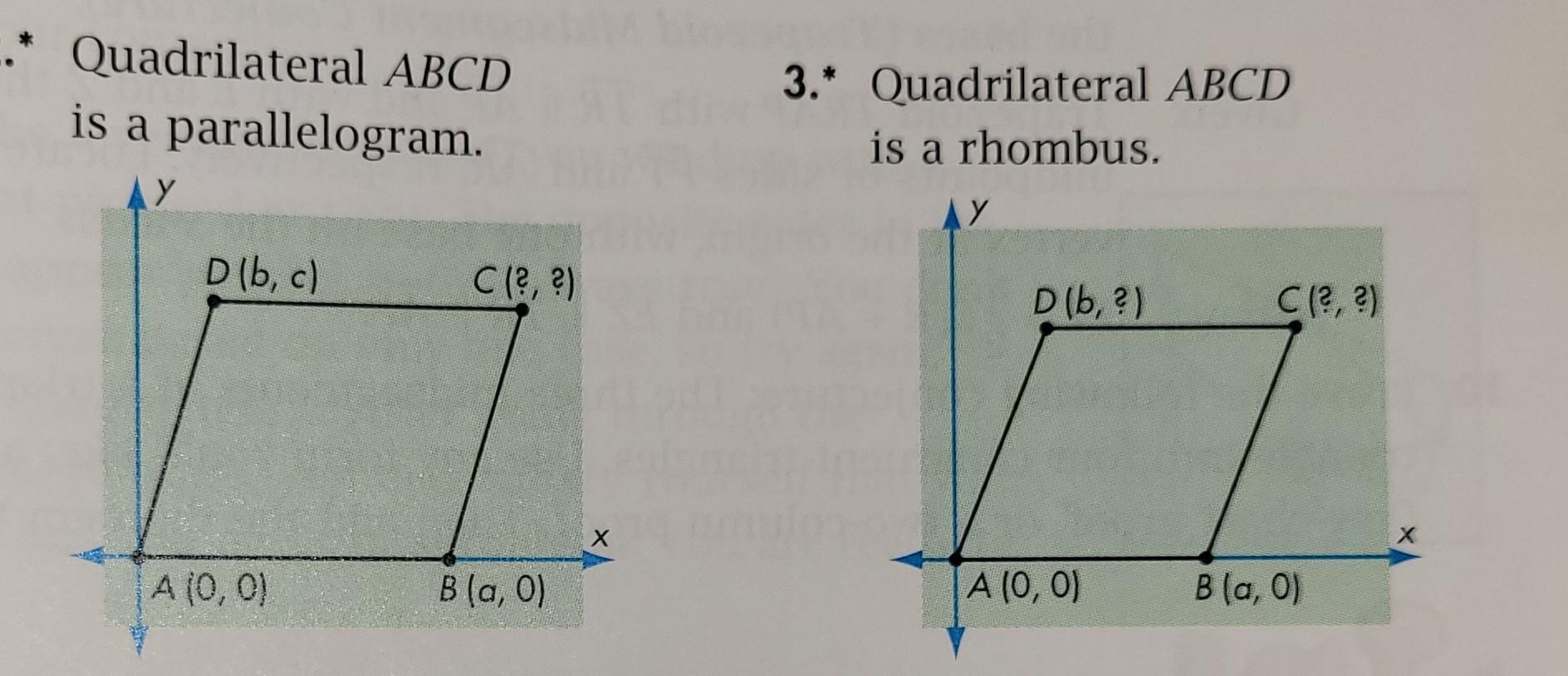 Solved ∗ Quadrilateral ABCD 3.* Quadrilateral ABCD Is A | Chegg.com