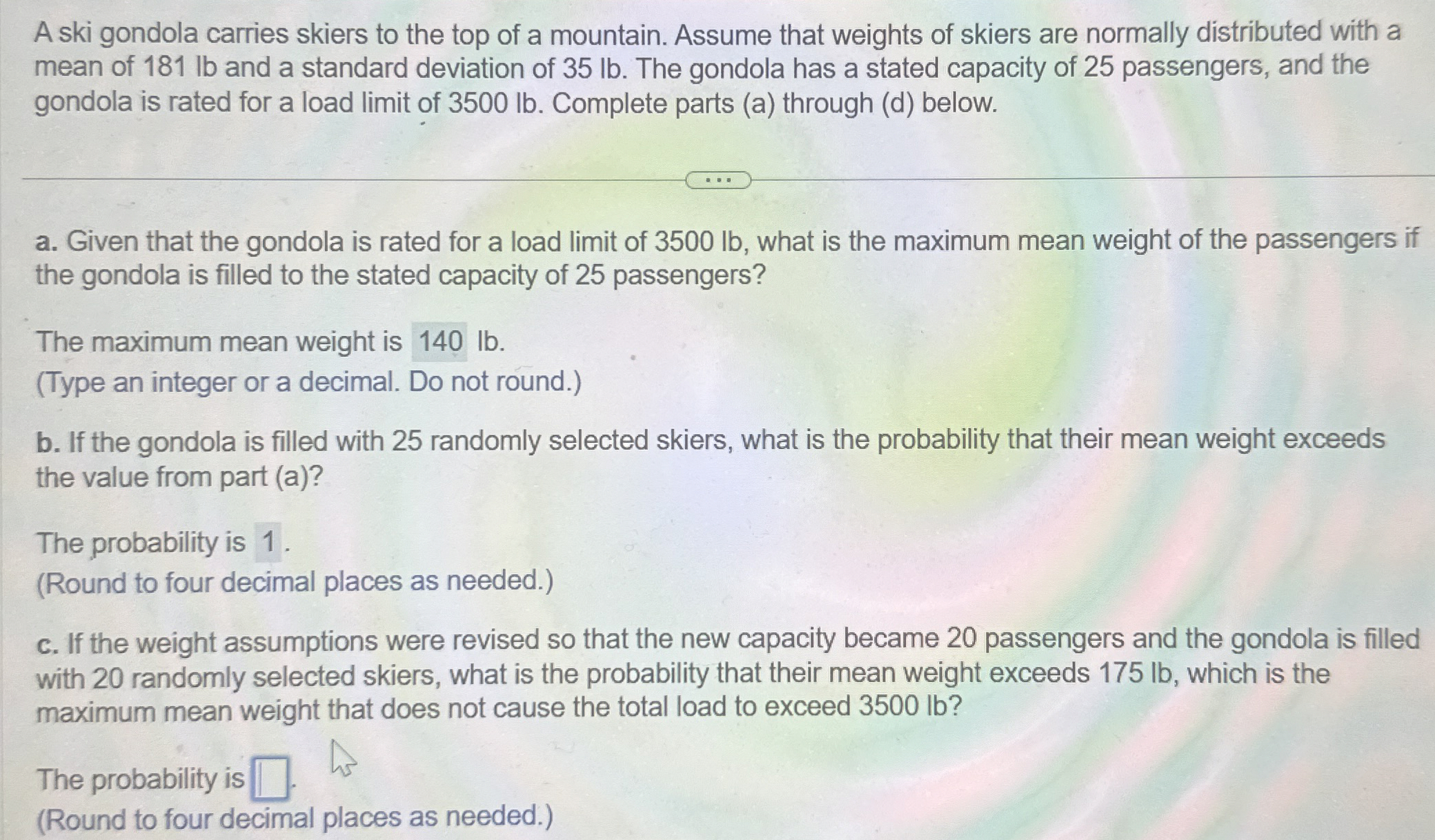 A ski gondola carries skiers to the top of a