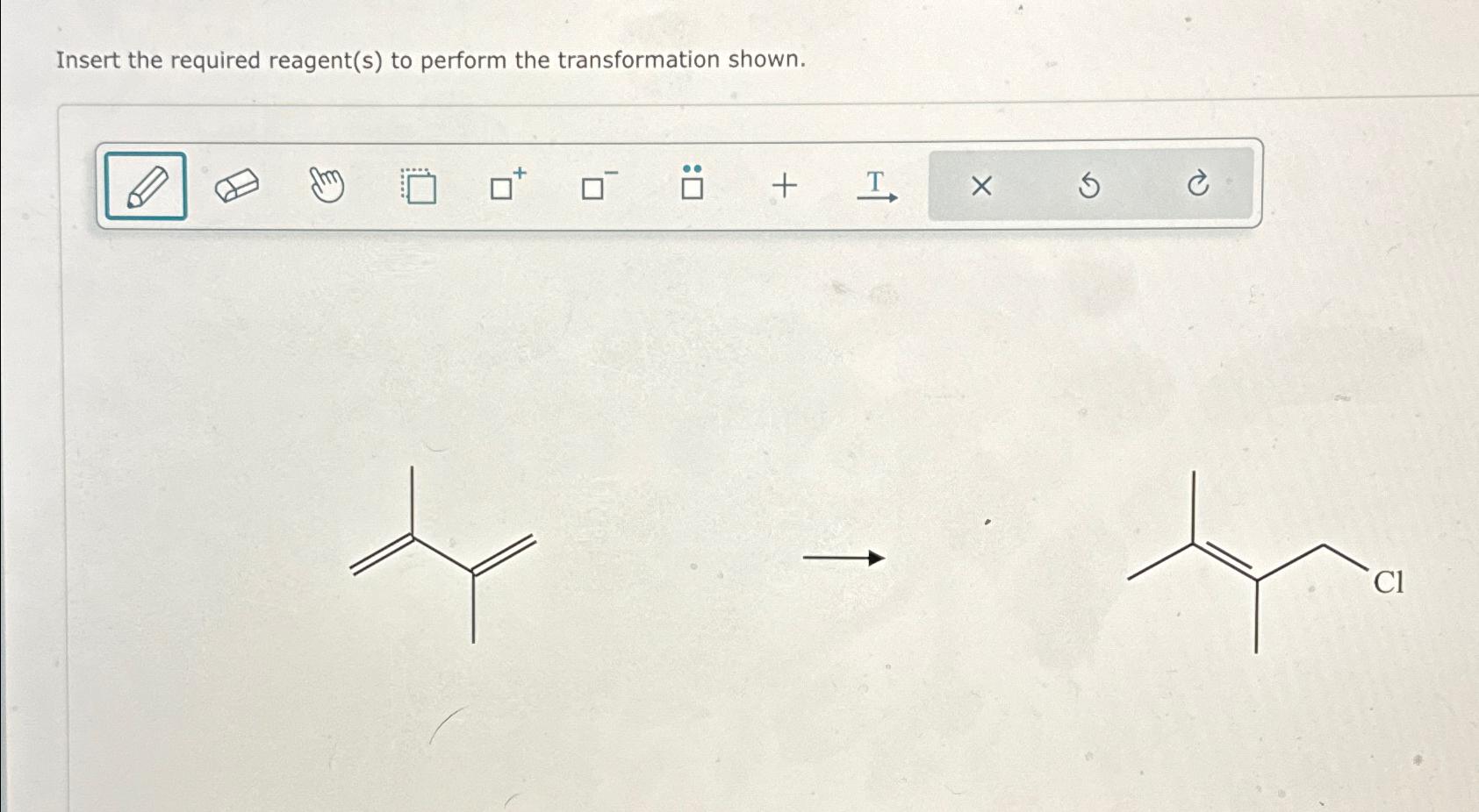 Solved Insert The Required Reagent(s) ﻿to Perform The 