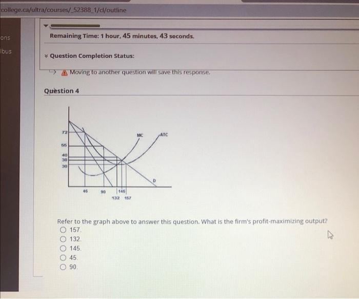 Solved Question 4 Refer to the graph above to answer this | Chegg.com