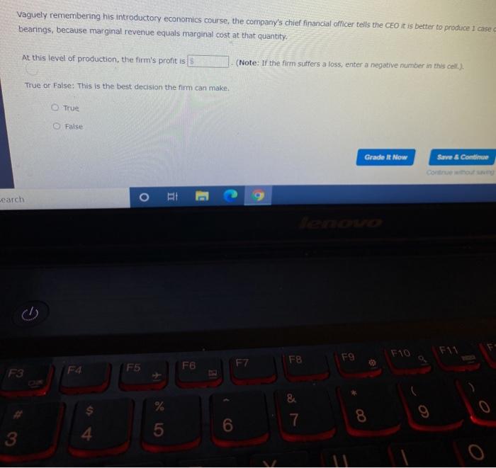 Solved Ball Bearings, Inc., faces costs of production as