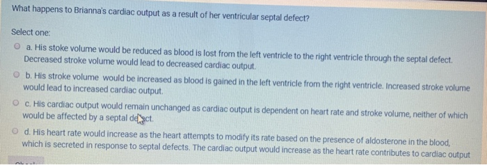 Solved Using the echocardiogram on Brianna's heart, what | Chegg.com