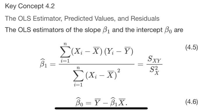 Solved 4.3 A regression of average weekly earnings (AWE, | Chegg.com