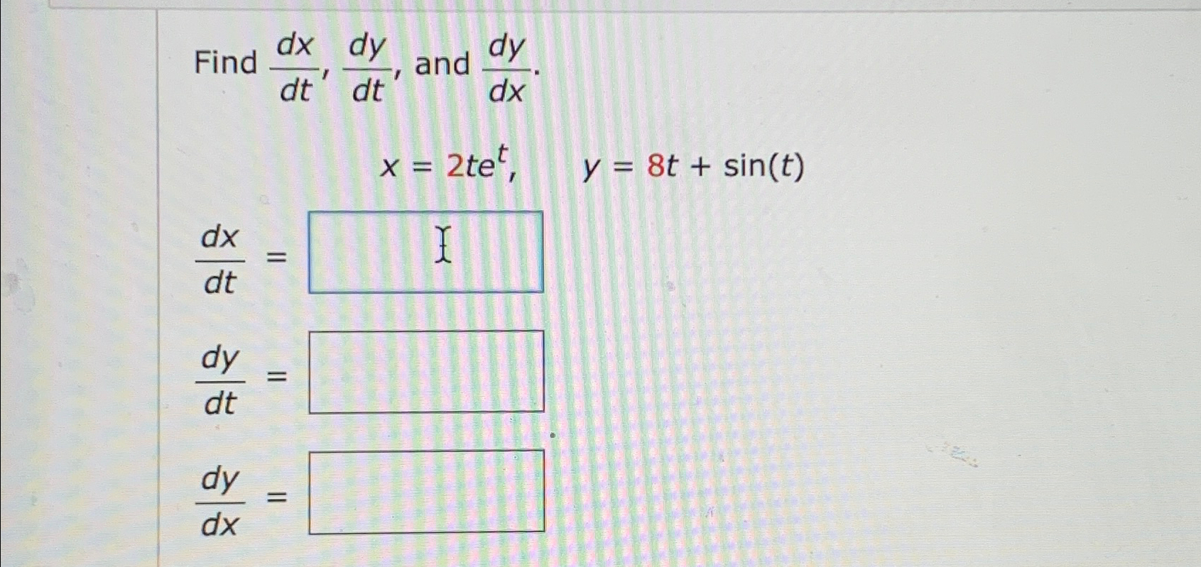 Solved Find Dxdtdydt ﻿and 1974