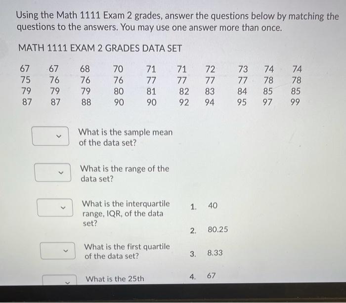 solved-using-the-math-1111-exam-2-grades-answer-the-chegg