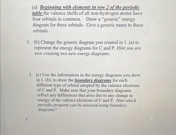 Solved a Beginning with elements in row 2 of the periodic