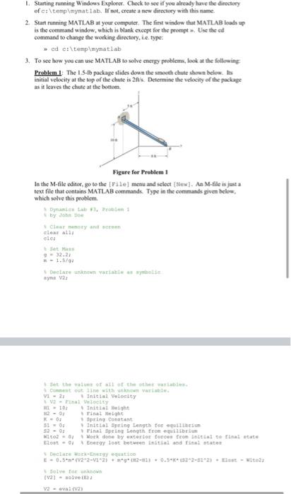 Solved using the template from problem 1 solve problem 2 | Chegg.com