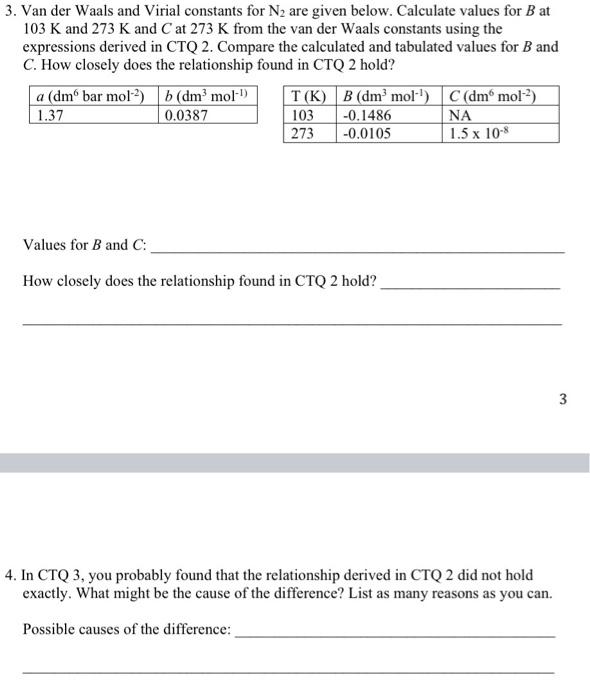 Solved help with question 3 and 4 please the equations from | Chegg.com