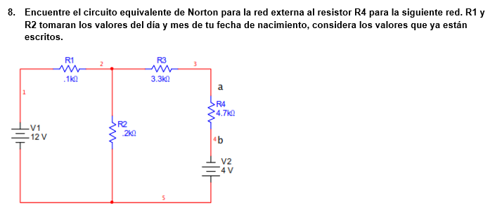 Solved Encuentre el circuito equivalente de Norton para la | Chegg.com