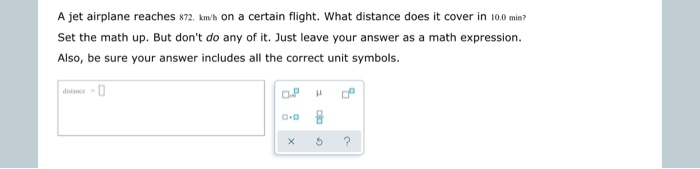 Solved A Jet Airplane Reaches 872 Km H On A Certain Flight Chegg Solved A Jet Airplane Reaches 872 Km H On A Certain Flight Chegg