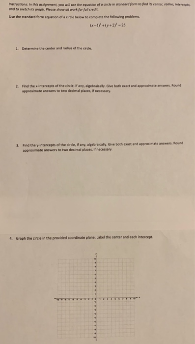 Solved Instructions: In this assignment, you will use the | Chegg.com