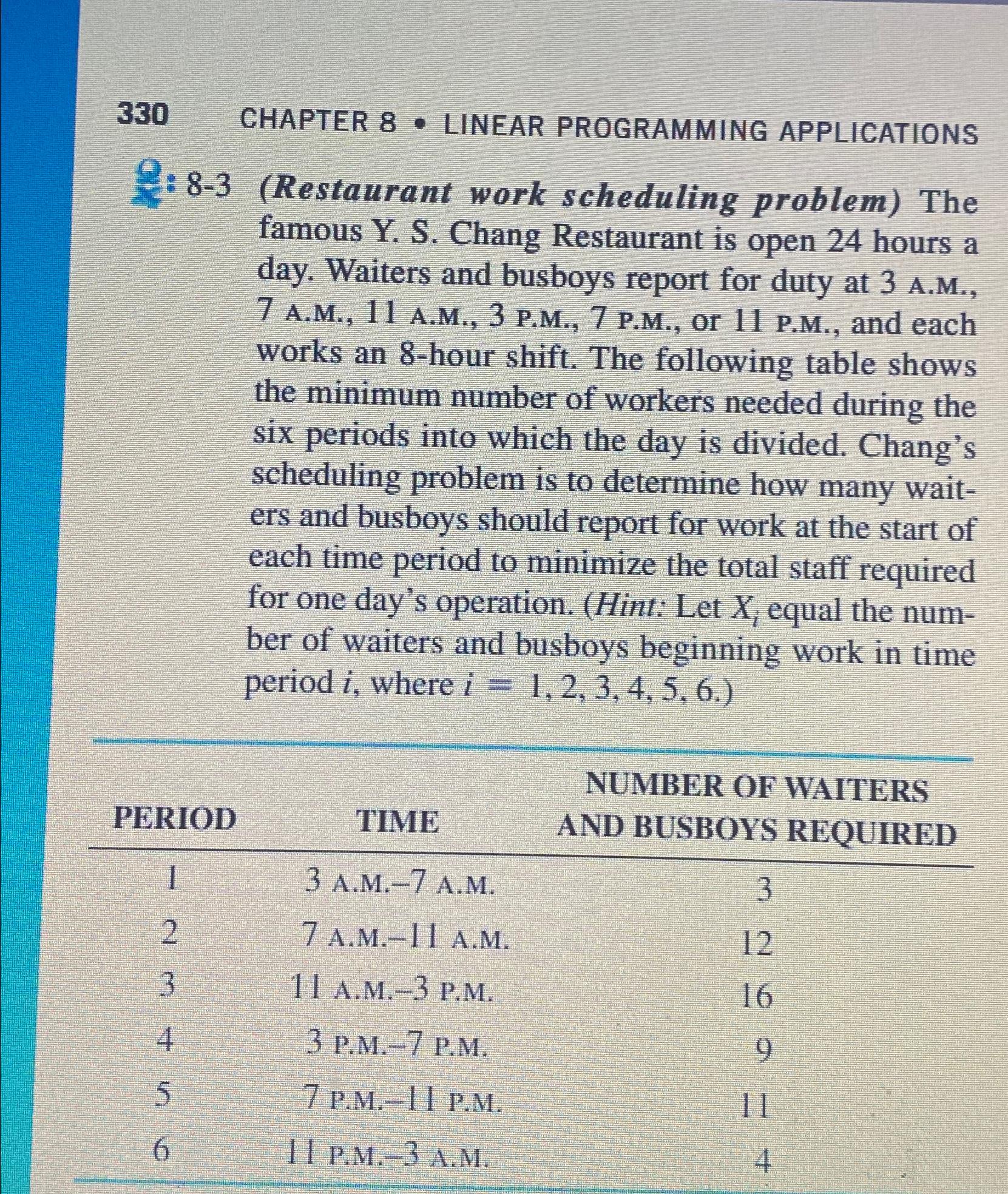 Solved • ﻿• 330CHAPTER 8 * ﻿LINEAR PROGRAMMING | Chegg.com