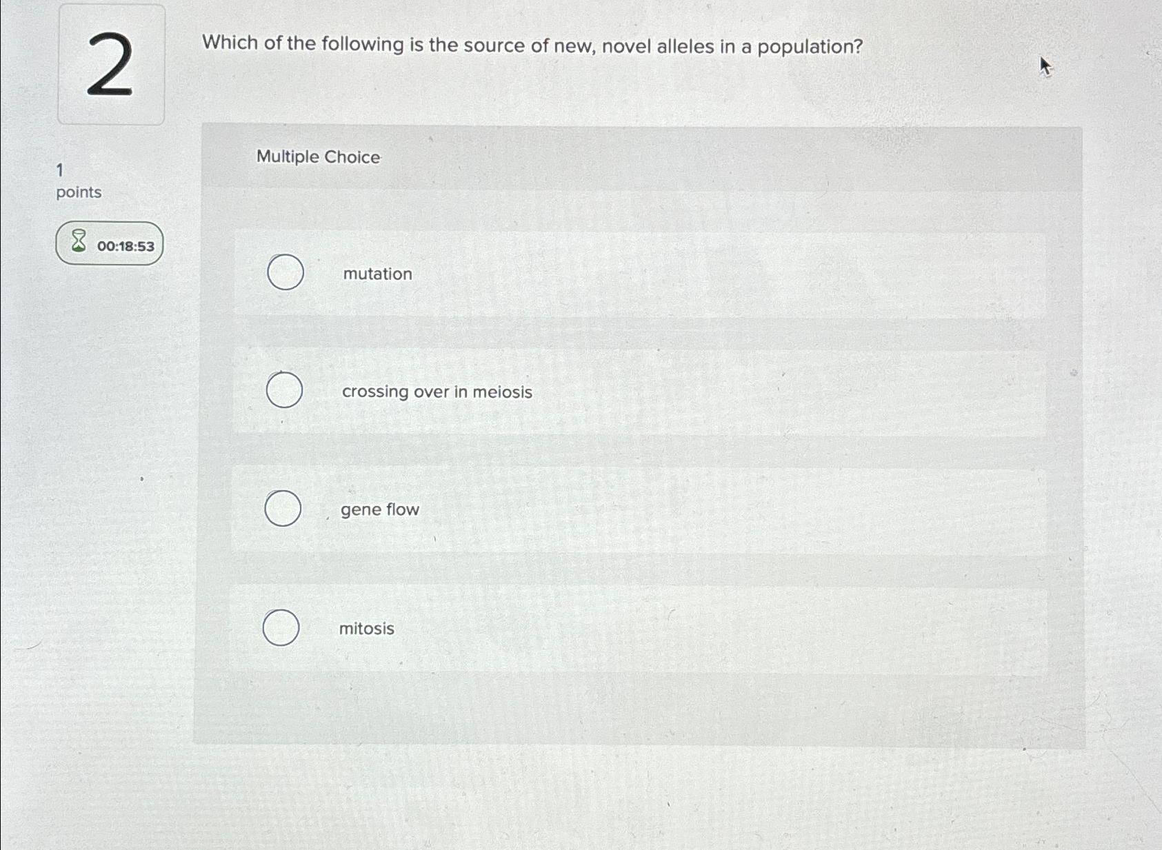 Solved Which of the following is the source of new, novel | Chegg.com