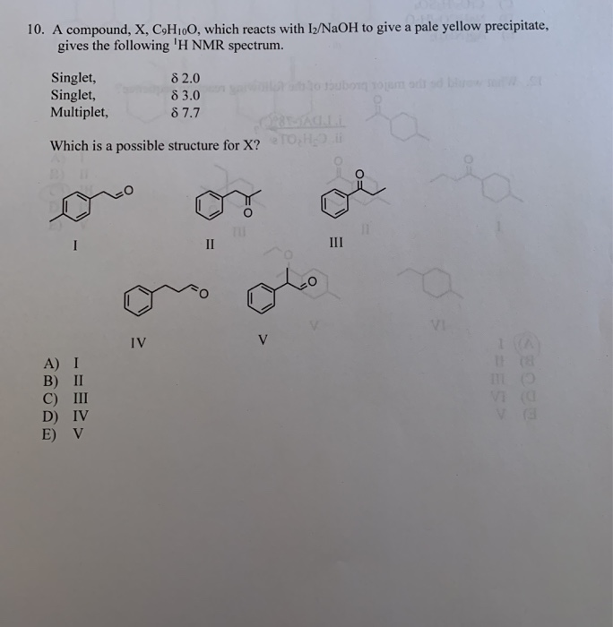 Solved 4 Considering Only The Highlighted Hydrogens Lis Chegg Com