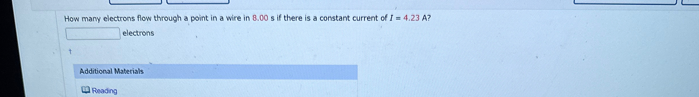 Solved How many electrons flow through a point in a wire in | Chegg.com