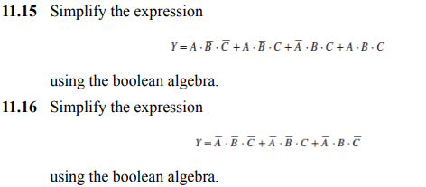 Solved 11.15 ﻿Simplify the | Chegg.com