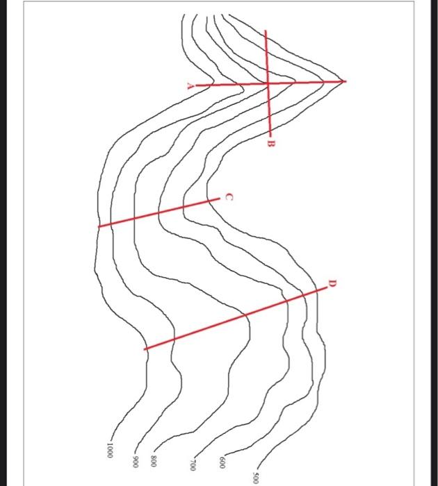 Solved Q3 - In Figure 2 a contour map is shown. For the | Chegg.com