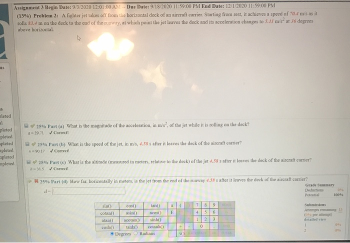 Solved Assignment 3 Begin Date: 9/3/2020 12:01:00 AM - Due | Chegg.com
