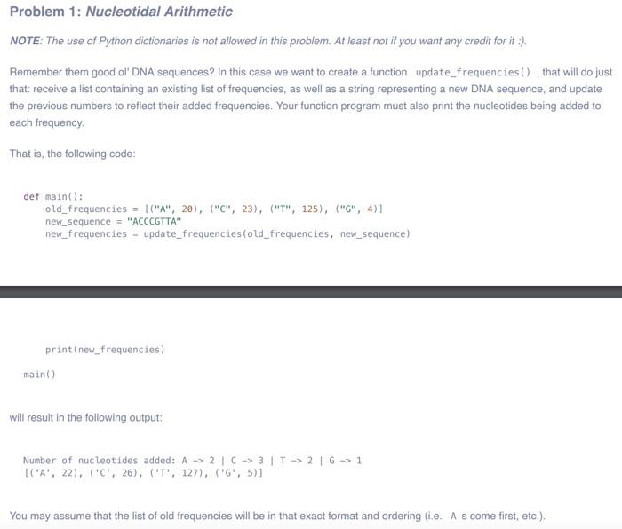 Solved REMINDER: Do not use any Python structures that we | Chegg.com