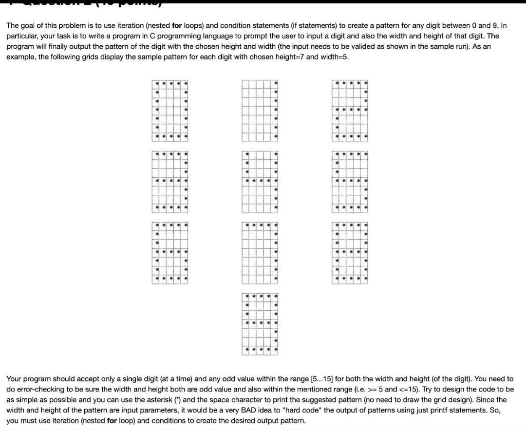 Solved The goal of this problem is to use iteration (nested | Chegg.com