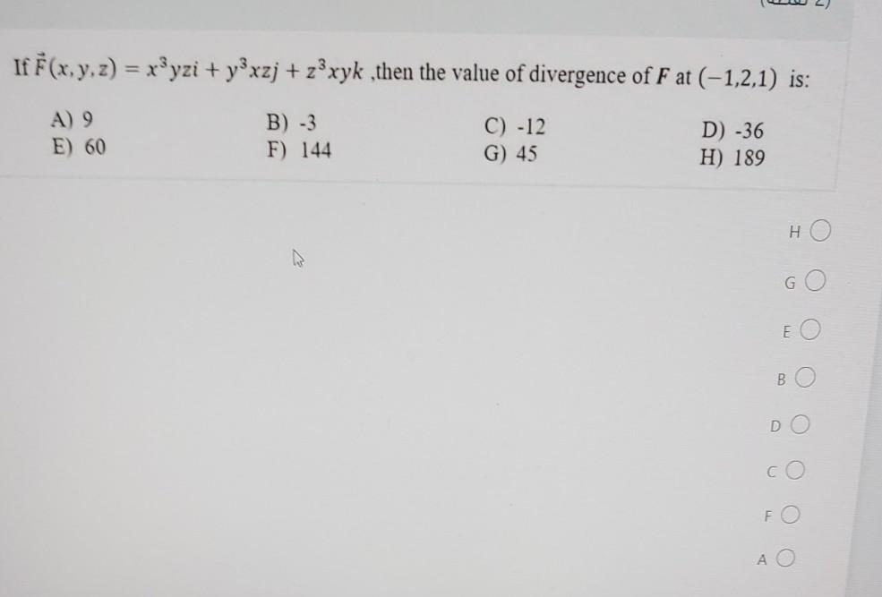 Solved If X Y Z Xºyzi Yºxzj Zºxyk Then The Va Chegg Com