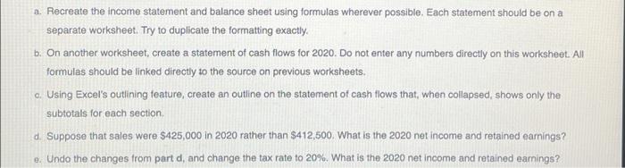 Solved 1. Using the data presented below: Big Rock Candy | Chegg.com