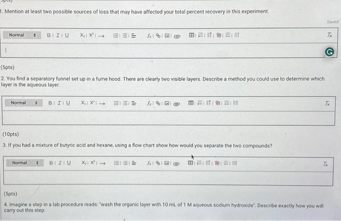 Solved 1. Mention at least two possible sources of loss that | Chegg.com