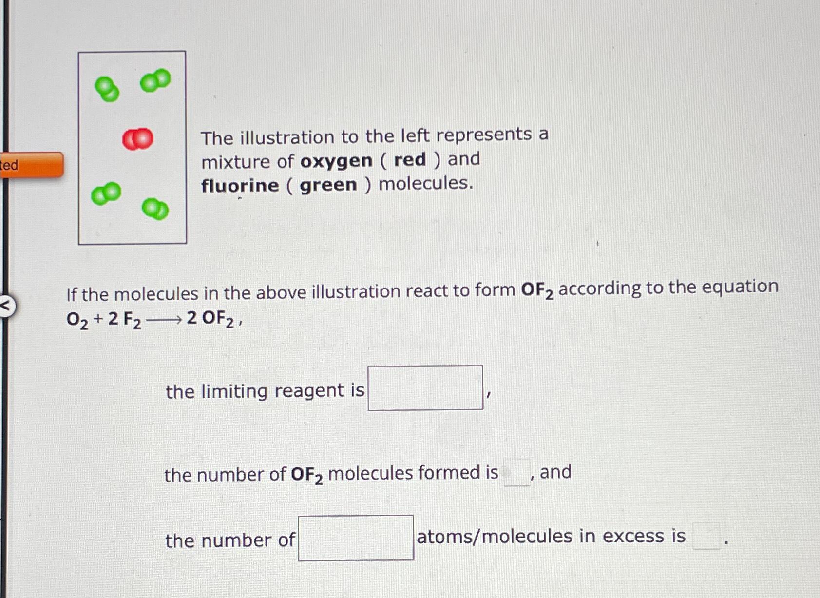 Solved The Illustration To The Left Represents A Mixture Of | Chegg.com